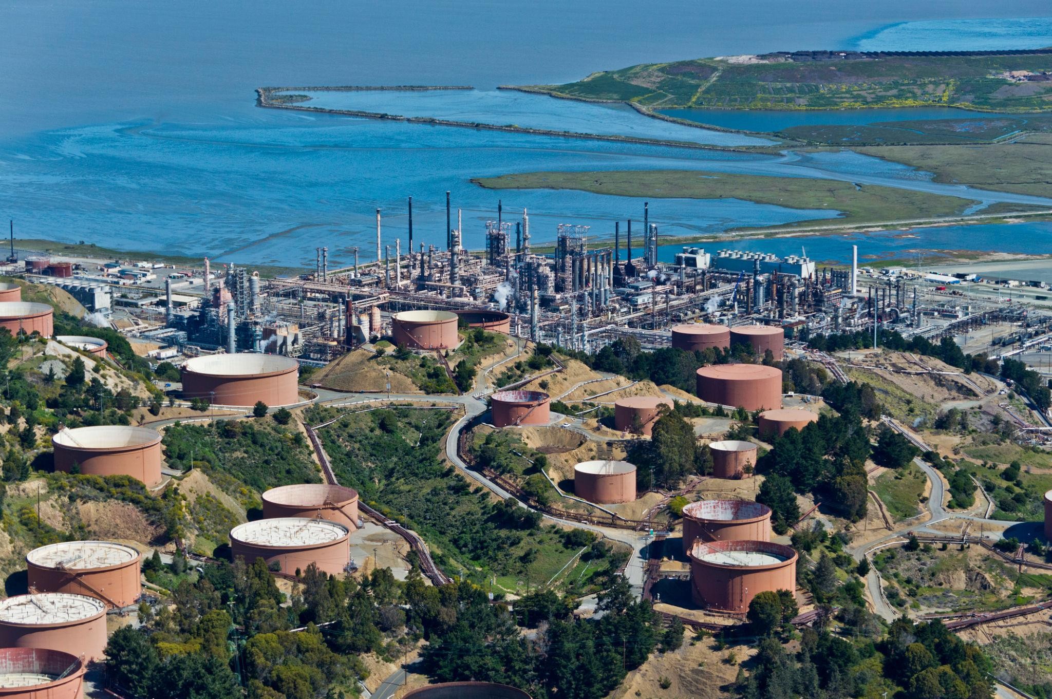 Refinery facilities in Richmond, California