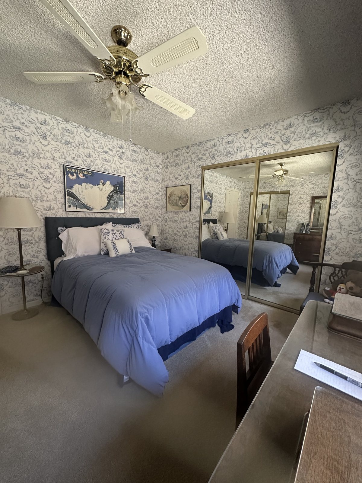 Fully furnished 3-room suite in private home with heated pool