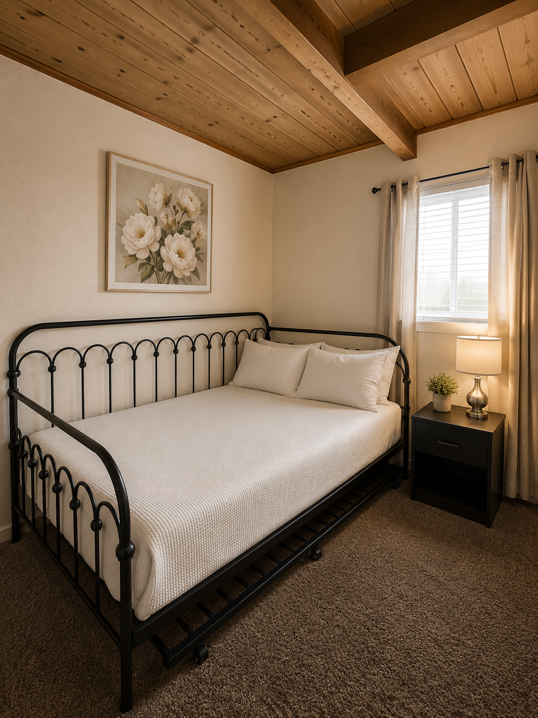 Three bedrooms • Full kitchen • Near Refineries